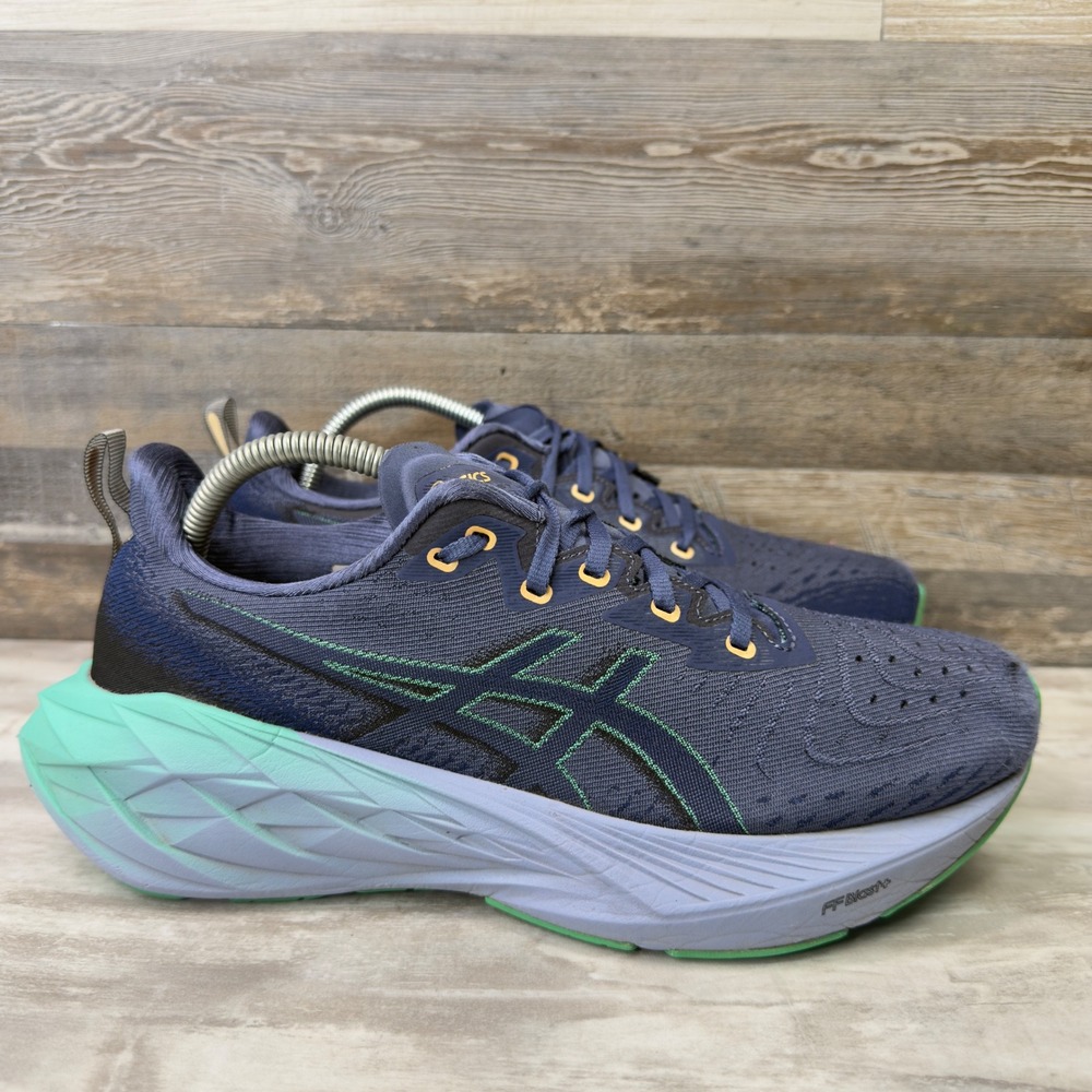 ASICS Novablast 3 Women's Size 10 Athletic Running Shoes 1012B510 Blue Green